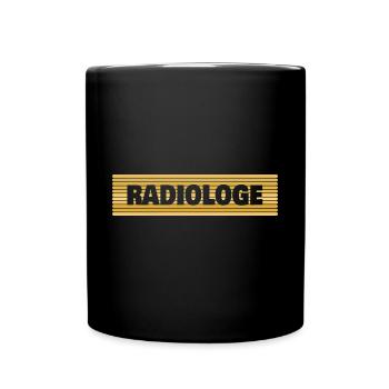 Beruf Radiologe - Tasse einfarbig - Schwarz - Vorne