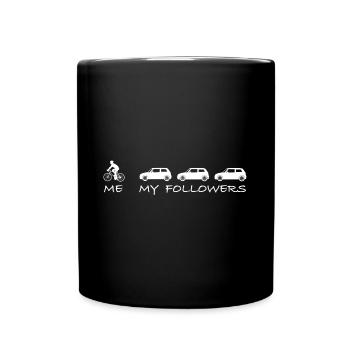 Moi et mes abonnés | Vélo, Vélo, E-Bike - Mug uni - noir - Devant
