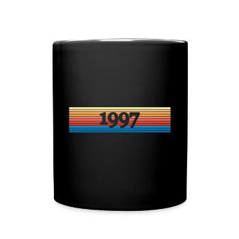 Regenbogen 1997 - Tasse einfarbig - Schwarz - Vorne