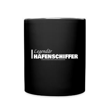 Le métier de capitaine de port - Mug uni - noir - Devant