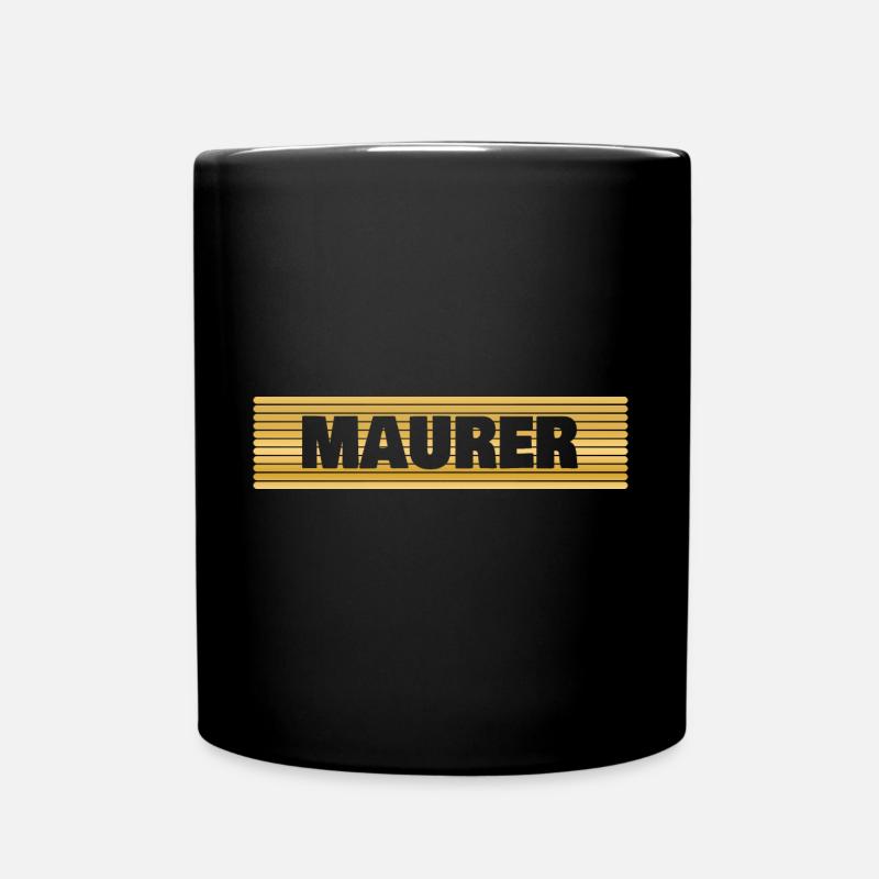 Bricklayer - Full Colour Mug - black