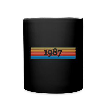 1987 - Tasse einfarbig - Schwarz - Vorne