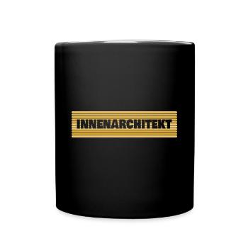 Profession Interior Designer - Full Colour Mug - black - Front