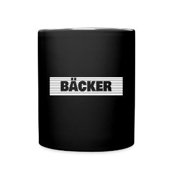 Gift for Baker - Full Colour Mug - black - Front