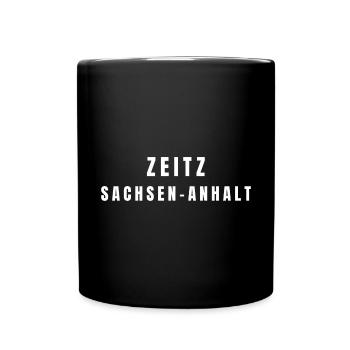 Zeitz Sachsen-Anhalt - Tasse einfarbig - Schwarz - Vorne