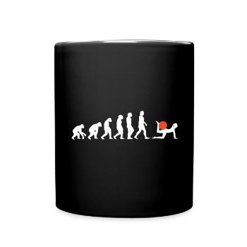Pilates Yoga Évolution des personnes Sports - Mug uni - noir - Devant