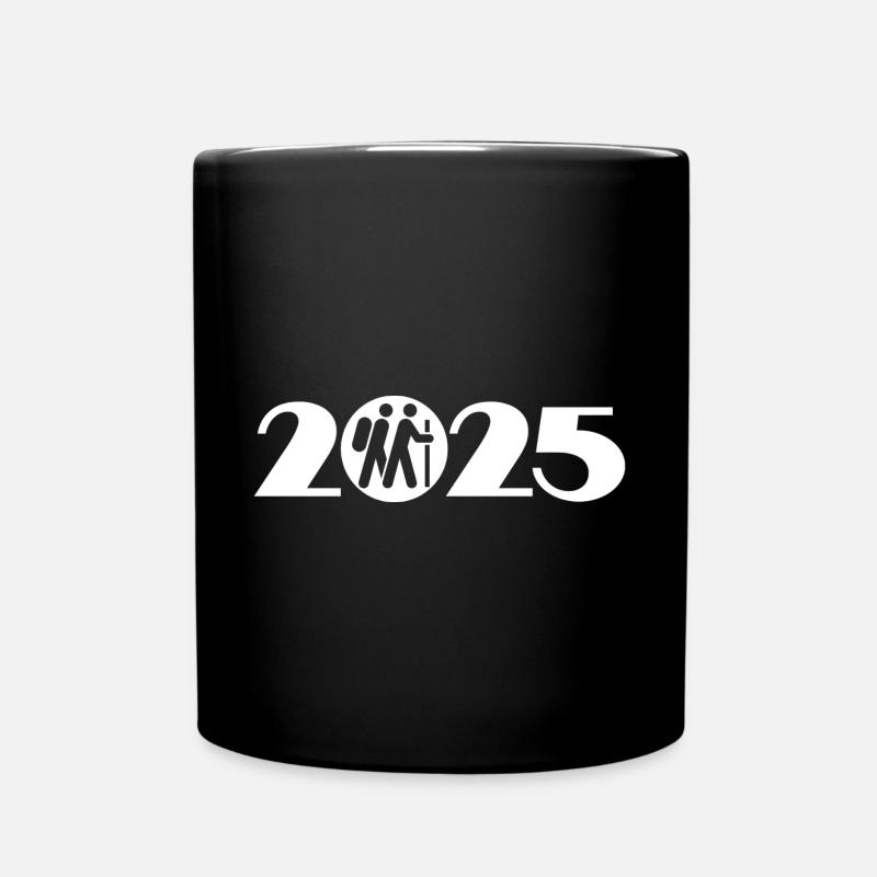 Randonnée 2025, Camino, Pèlerinage, Chemin de Saint-Jacques - Mug uni - noir