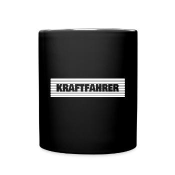 Profession : Chauffeur - Mug uni - noir - Devant
