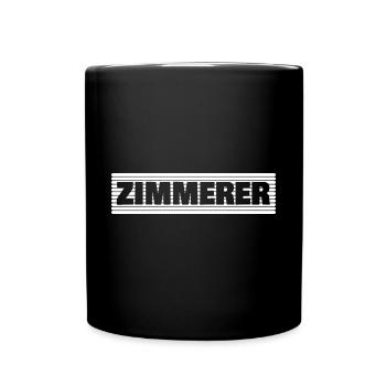 Gift for carpenters - Full Colour Mug - black - Front