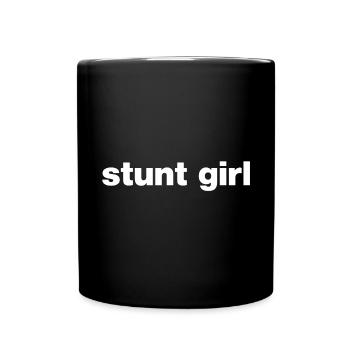 Citation de Stunt Girl - Mug uni - noir - Devant