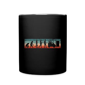 Logistics Logistician Evolution - Full Colour Mug - black - Front
