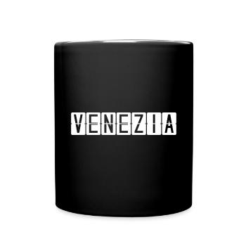 Venezia Airport Sign - Full Colour Mug - black - Front