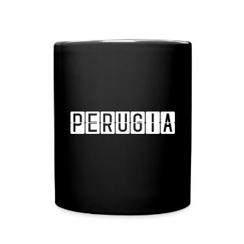 Panneau de l’aéroport de Pérouse - Mug uni - noir - Devant