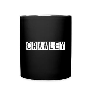 Panneau de l’aéroport de Crawley - Mug uni - noir - Devant