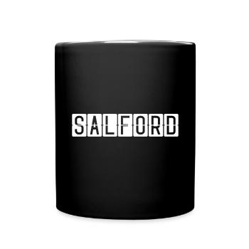 Salford Flughafentafel - Tasse einfarbig - Schwarz - Vorne