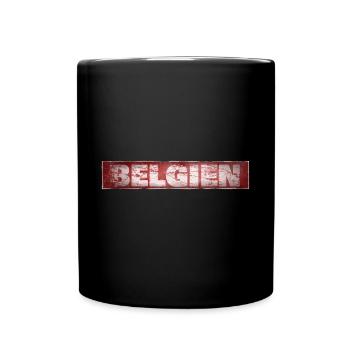 Belgique - Mug uni - noir - Devant
