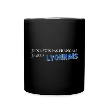 Je ne suis pas - Mug uni - noir - Devant