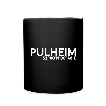 Coordonnées de Pulheim - Mug uni - noir - Devant