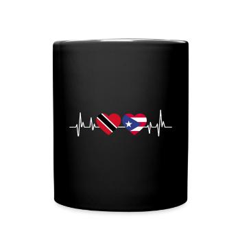 Trinidad and Tobago flag - Full Colour Mug - black - Front
