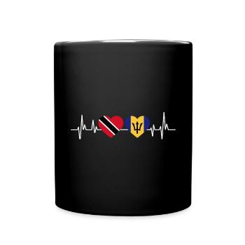 Drapeau de Trinité-et-Tobago - Mug uni - noir - Devant