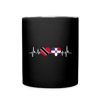Drapeau de Trinité-et-Tobago - Mug uni - noir - Devant