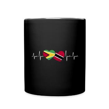 Guyana Flag Guyanese Guyana - Full Colour Mug - black - Front