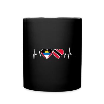 Drapeau d’Antigua-et-Barbuda - Mug uni - noir - Devant