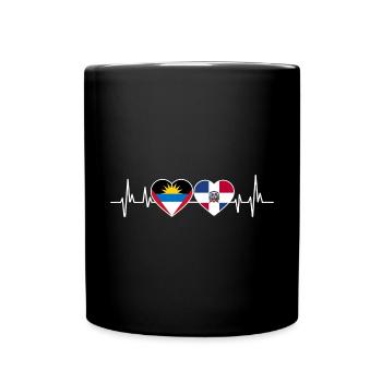Drapeau d’Antigua-et-Barbuda - Mug uni - noir - Devant