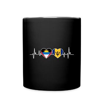 Drapeau d’Antigua-et-Barbuda - Mug uni - noir - Devant