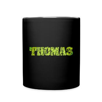Cadeau pour Thomas - Mug uni - noir - Devant