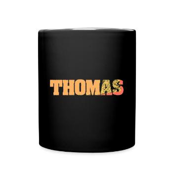 Thomas Thomas - Mug uni - noir - Devant