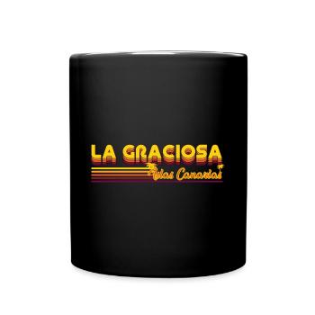 Design de vacances estival La Graciosa - Mug uni - noir - Devant