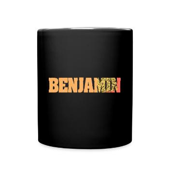 Gift for Benjamin - Full Colour Mug - black - Front