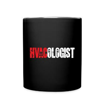 Heating, Air Conditioning, Ventilation, Technician - Full Colour Mug - black - Front