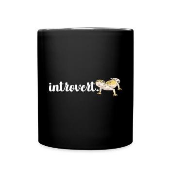 Leopard Gecko Reptile Pet Gecko - Full Colour Mug - black - Front