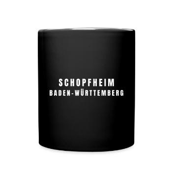 Oberkirch Baden-Württemberg - Mug uni - noir - Devant