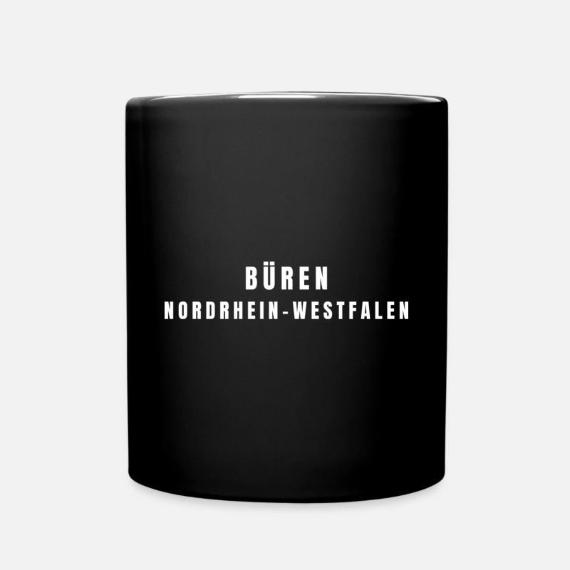 Rees Nordrhein-Westfalen - Tasse einfarbig - Schwarz