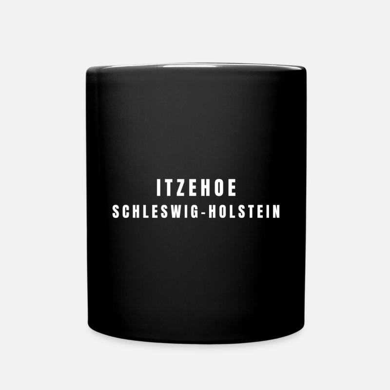 Itzehoe Schleswig-Holstein - Tasse einfarbig - Schwarz