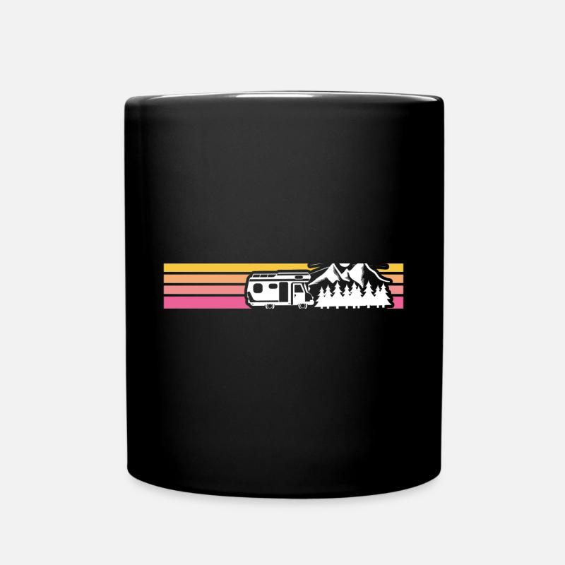 Camping Camping bande de camping - Mug uni - noir