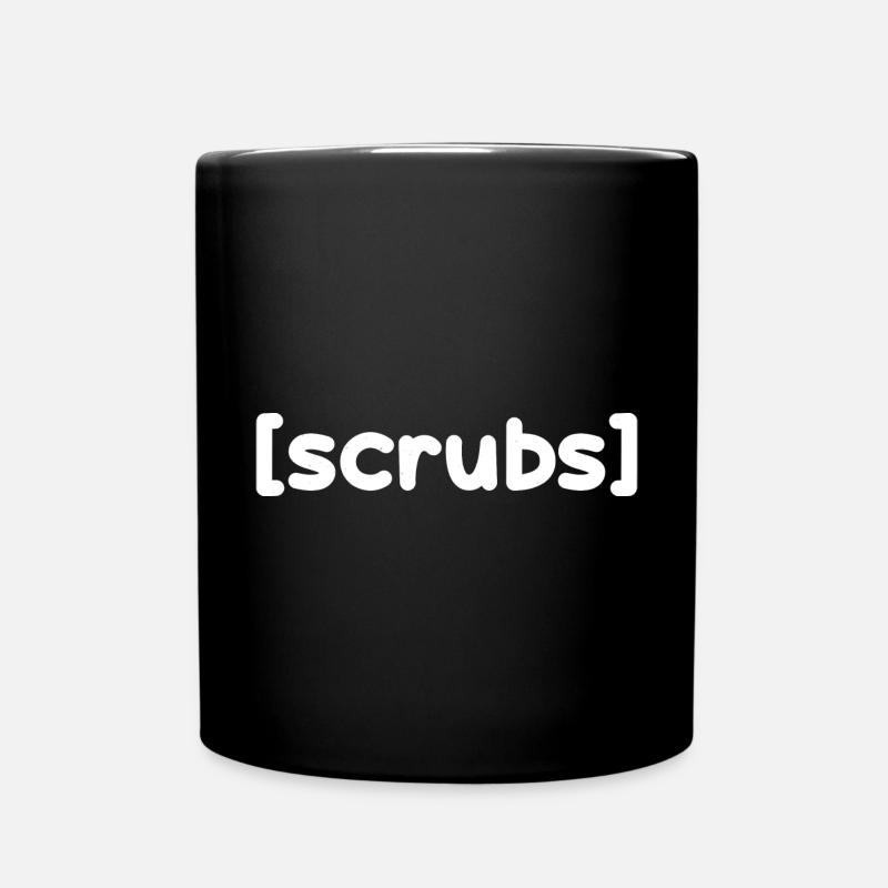 Scrubs-Grafik - Tasse einfarbig - Schwarz