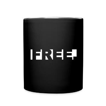 Liberté - Mug uni - noir - Devant
