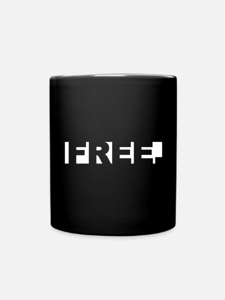 Freedom - Full Colour Mug - black