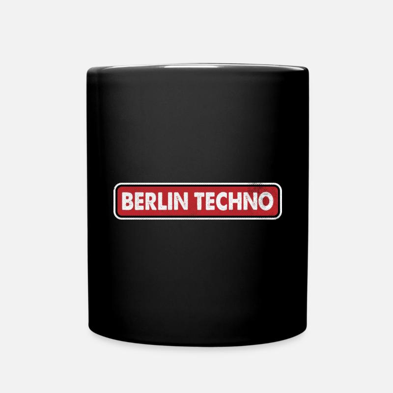 Berlin Techno J’aime la musique techno - Mug uni - noir