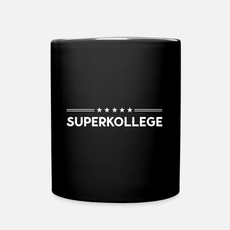 Superkollege Bester Kollege Arbeitskollege Danke - Tasse einfarbig - Schwarz