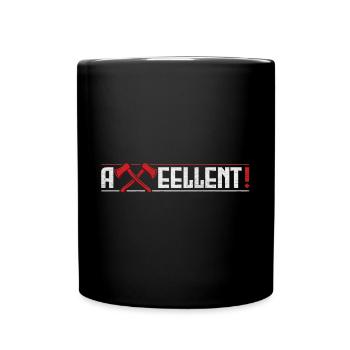 Axe Hatchet Throwing Hatchet Ax Thrower Axee - Tasse einfarbig - Schwarz - Vorne