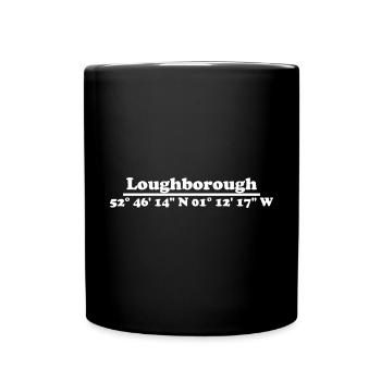 Coordonnées de Loughborough - Mug uni - noir - Devant
