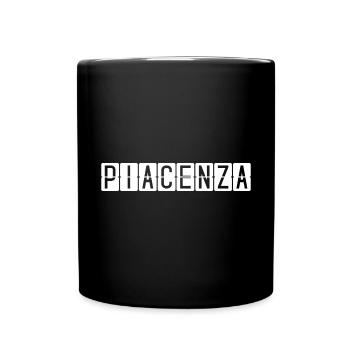 Piacenza airport sign - Full Colour Mug - black - Front