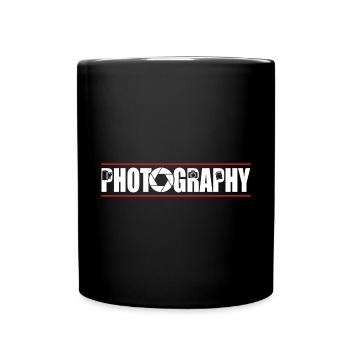 Photography Camera Lens - Tasse einfarbig - Schwarz - Vorne
