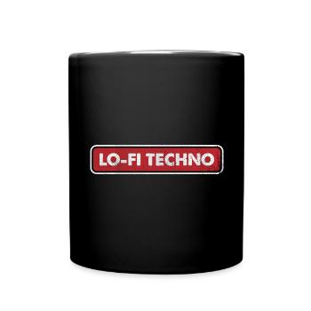 Lo Fi Techno - Tasse einfarbig - Schwarz - Vorne