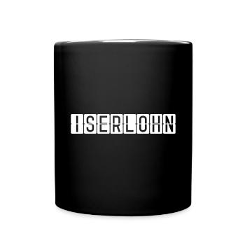 Iserlohn Airport Sign - Full Colour Mug - black - Front
